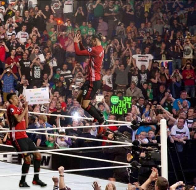 Ibrahimovic’in gol sevinci sosyal medyada olay oldu