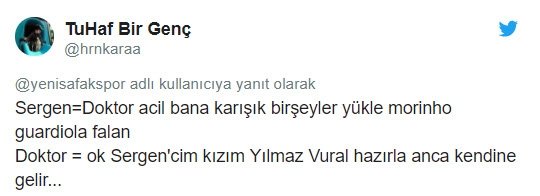 Sergen Yalçın sosyal medyayı salladı