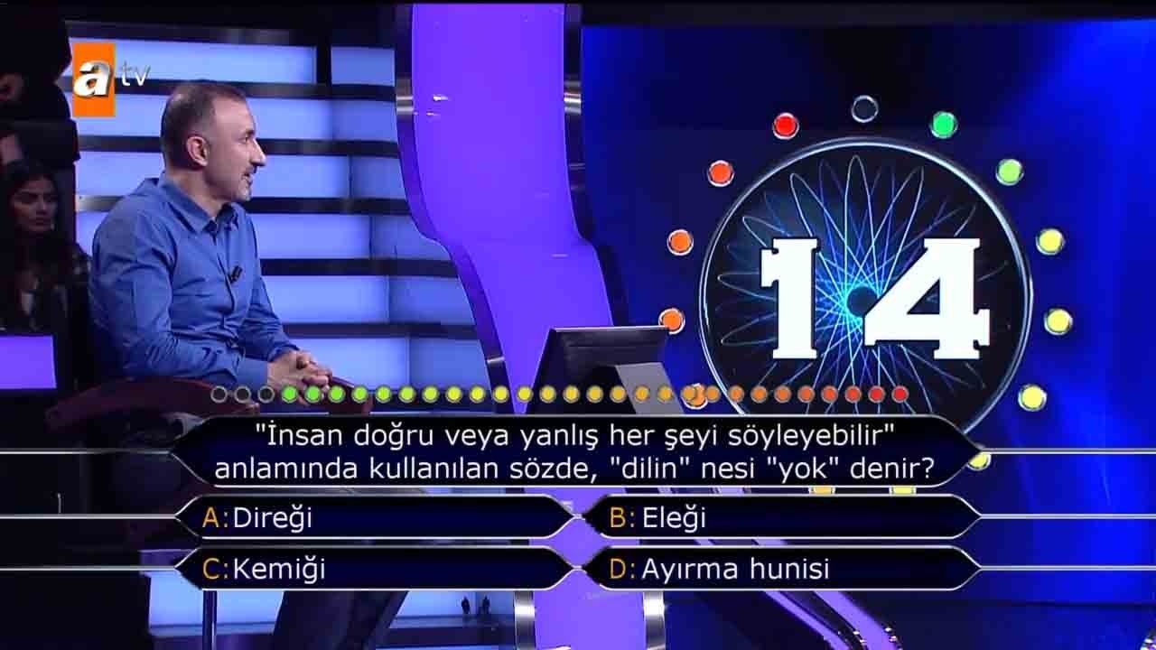 Milyoner’e damga vuran ’Futbol’ sorusu! Kim Milyoner Olmak İster 833.yeni bölüm soru ve cevapları!