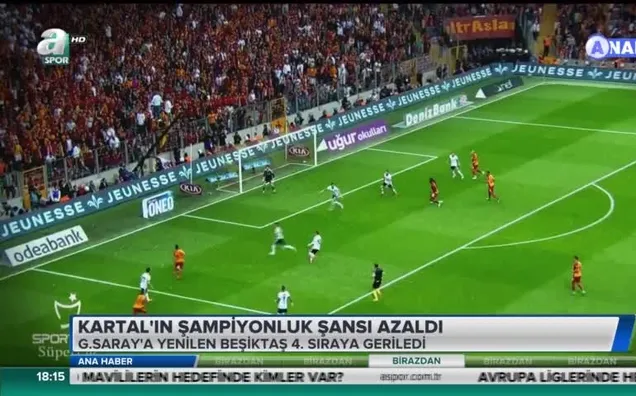 Kartal'ın şampiyonluk şansı azaldı