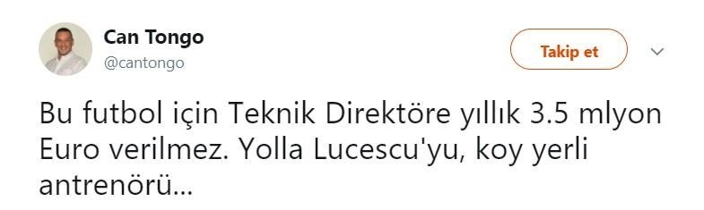 Lucescu’ya büyük tepki