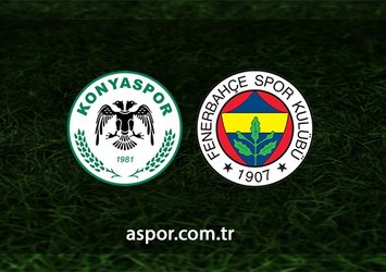 Konyaspor-Fenerbahçe | CANLI