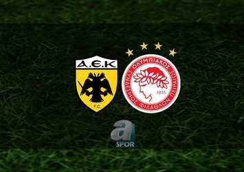 AEK - Olympiakos maçı saat kaçta?