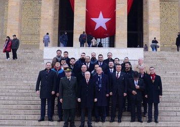 Mustafa Cengiz, Anıtkabir'i ziyaret etti