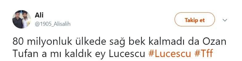 Lucescu’ya büyük tepki