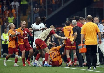 G.Saray-Young Boys maçında saha karıştı!