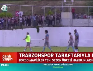 Trabzonspor taraftarıyla buluştu