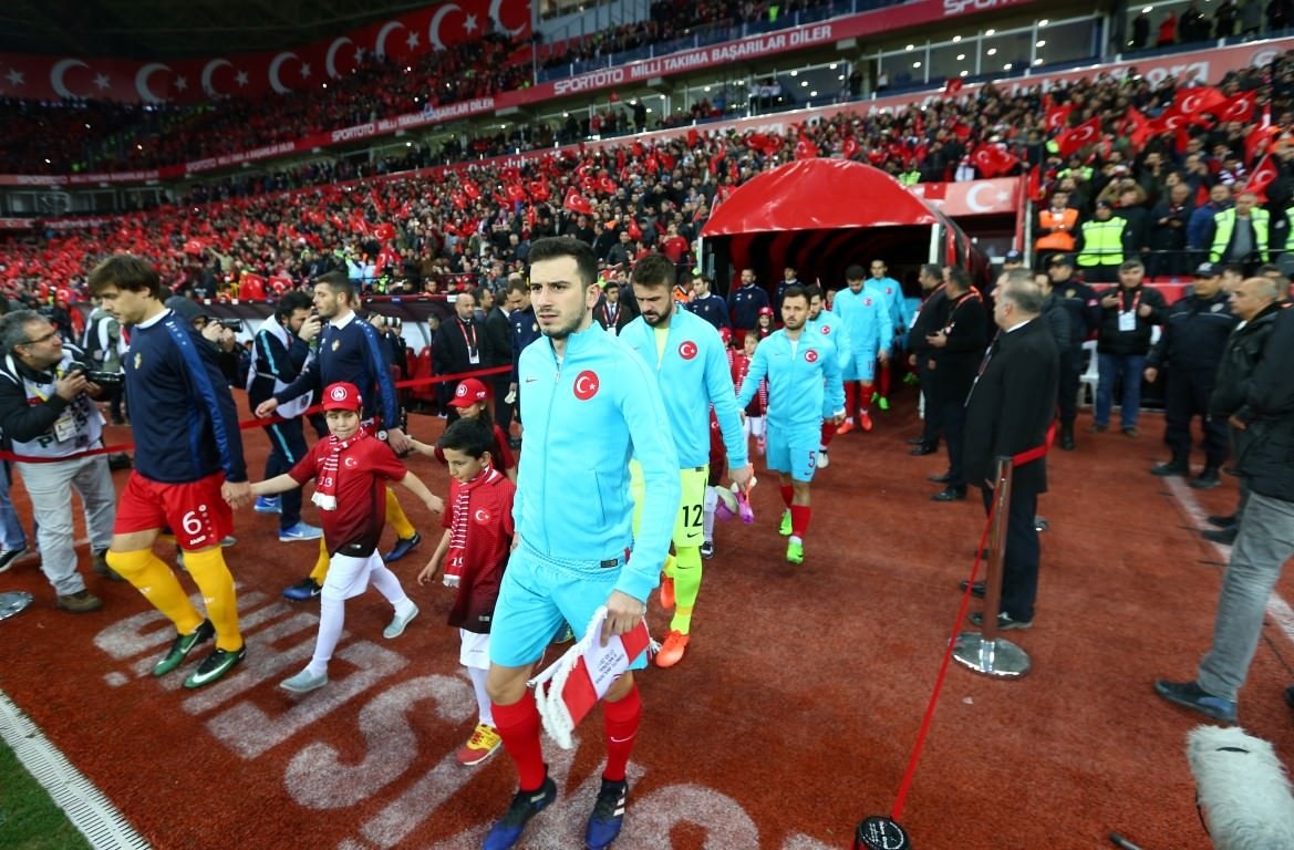 Türkiye - Moldova maçından kareler