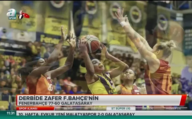 Derbide zafer F.Bahçe'nin