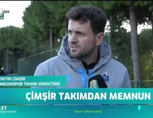 Hüseyin Çimşir takımdan memnun
