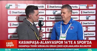 Erkan Çoker'in maç öncesi açıklamaları