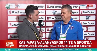 Erkan Çoker'in maç öncesi açıklamaları