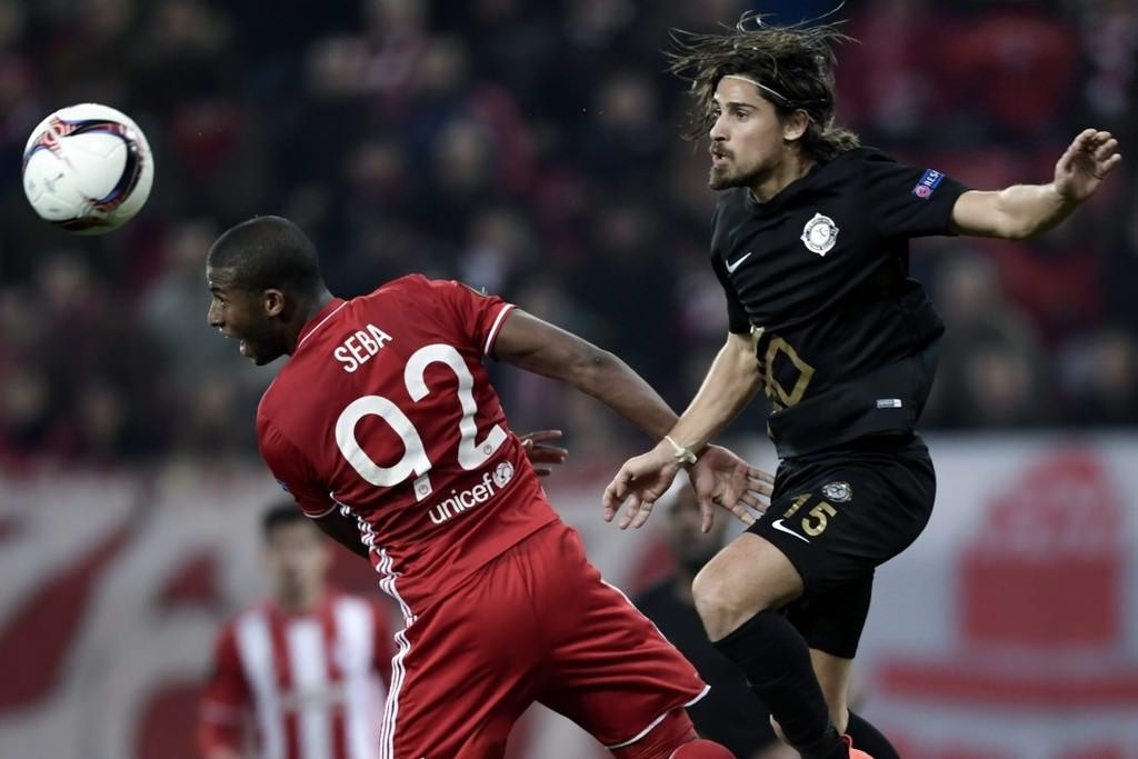 Olympiakos - Osmanlıspor karşılaşmasından kareler