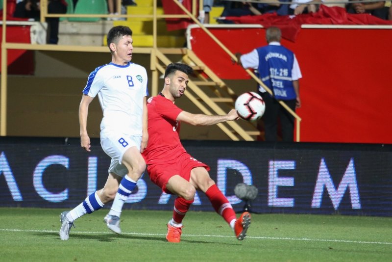 Türkiye - Özbekistan maçından kareler...