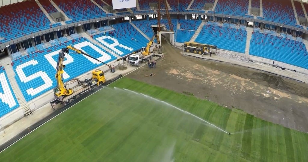 Trabzonspor’un yeni evi Akyazı Stadı tamamlanıyor