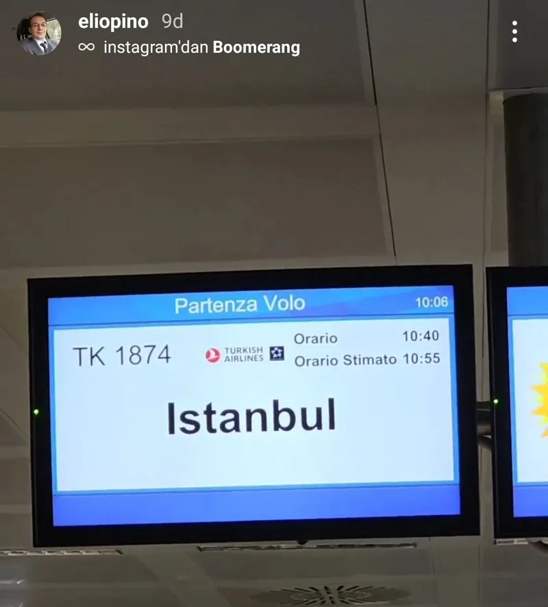 Galatasaray'da Icardi'nin temsilcisi Elio Pino'dan İstanbul paylaşımı - 1