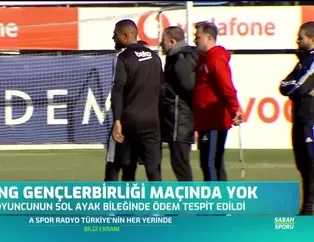 Boateng Gençlerbirliği maçında yok