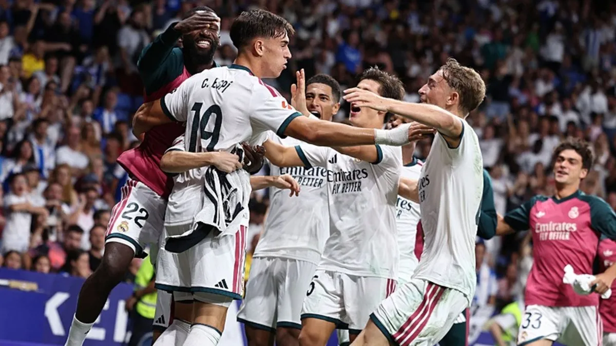Real Madrid Espanyol'u son dakikada geçti!