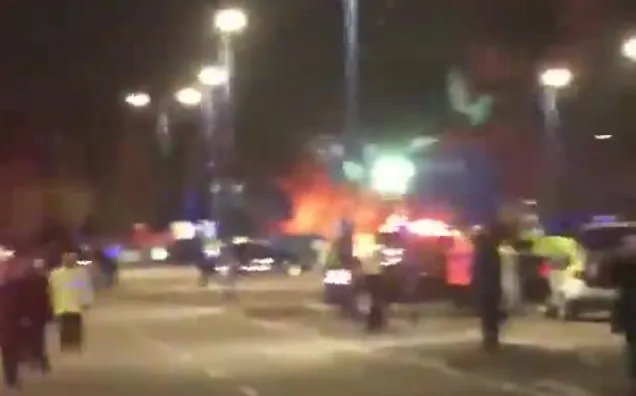 Helikopter kulüp otoparkına düştü!