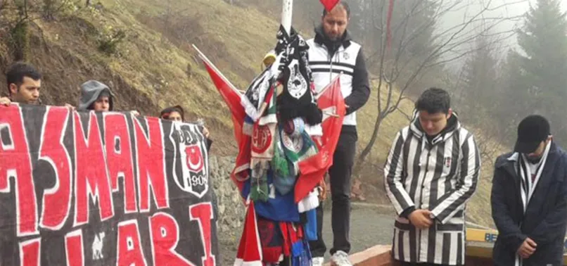 Beşiktaşlı taraftarlardan anlamlı ziyaret