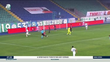 Çaykur Rizespor 3-0 Eskişehirspor (MAÇ ÖZETİ)