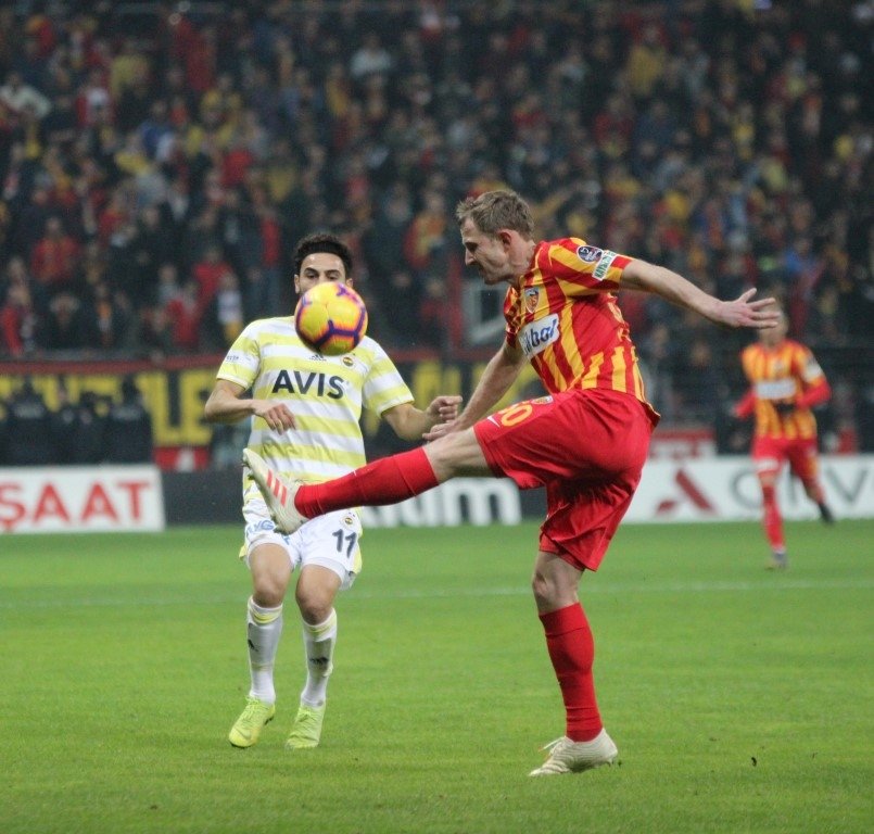 Kayserispor - Fenerbahçe maçından kareler!