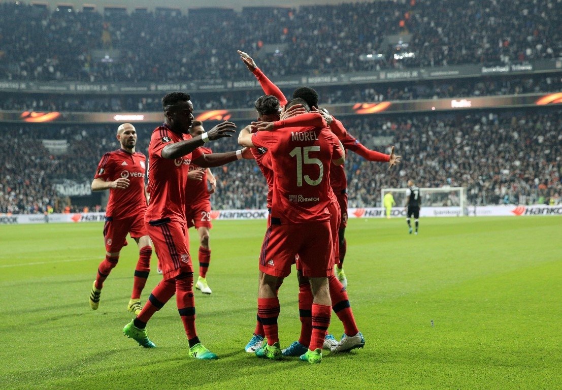Beşiktaş - O.Lyon maçından kareler