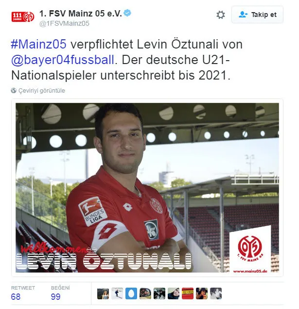 Levin Mete Öztunalı, Mainz'da - 1