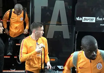 Galatasaray kafilesi Bursa'ya geldi