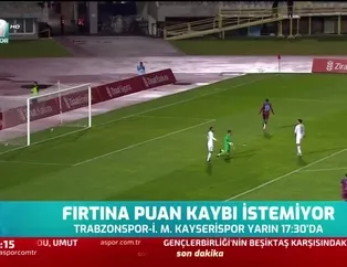 Fırtına puan kaybı istemiyor