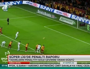 Süper Lig'de penaltı raporu