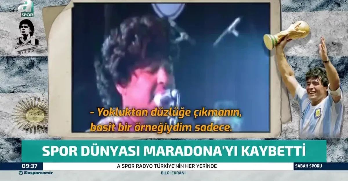 Diego Maradona - Portre
