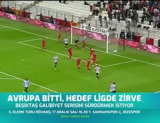 Beşiktaş'ta gözler lige çevrildi