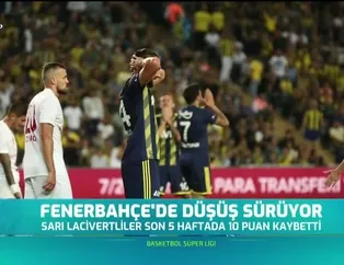 Fenerbahçe'de düşüş sürüyor