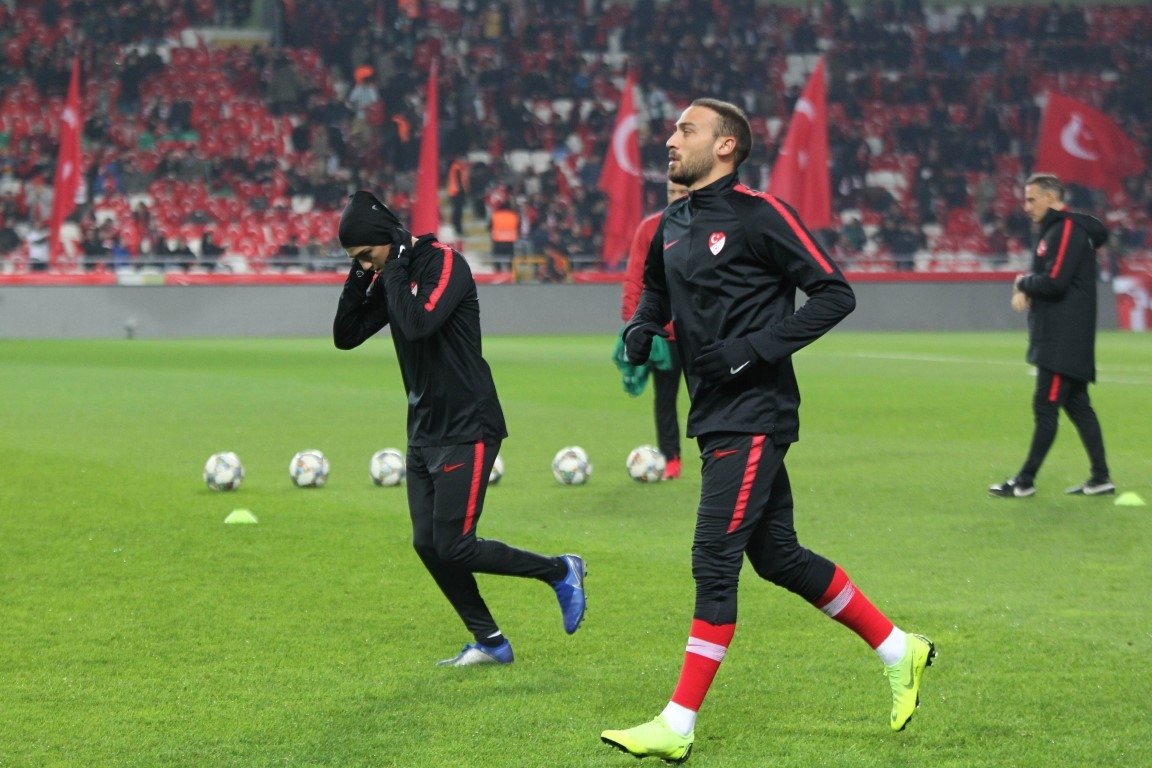 Türkiye İsveç maçından kareler