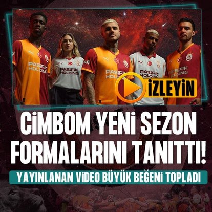 Galatasaray yeni formalarını tanıttı