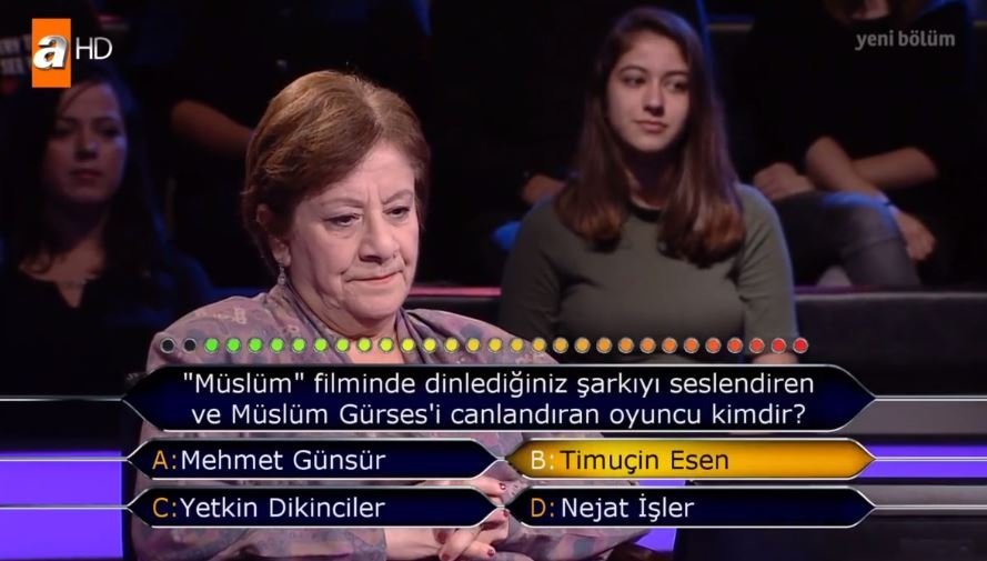 Kim Milyoner Olmak İster 788. son bölüm soru ve cevapları 26 Kasım 2018