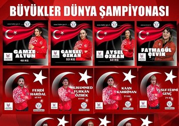 Milli haltercilerden 2'si altın 5 madalya