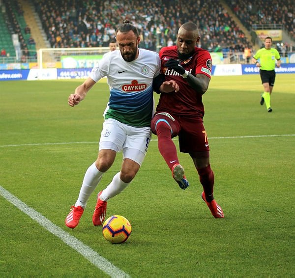 Çaykur Rizespor - Kayserispor maçından kareler...