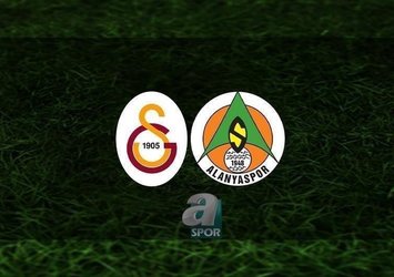 Galatasaray-Alanyaspor | İlk 11'ler belli oldu!