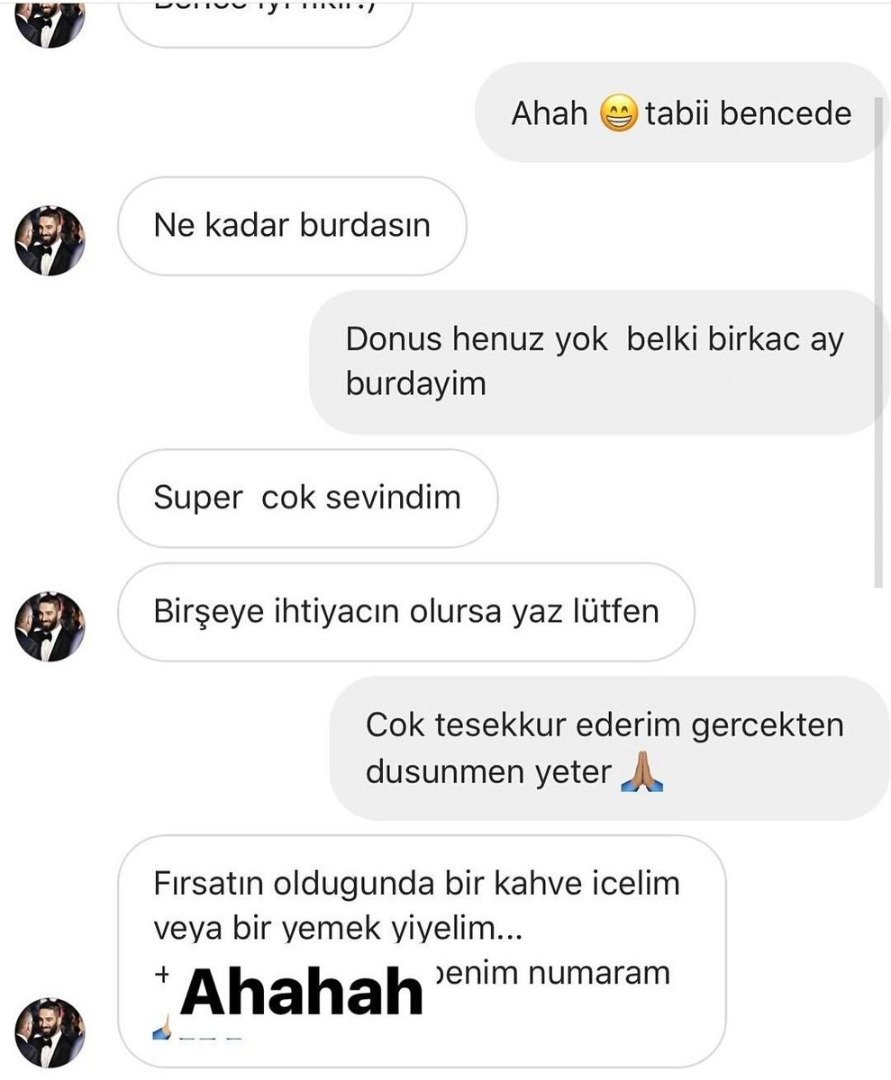 Arda Turan, Cansel Çördük’e mesaj atmış