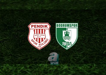 Pendikspor - Bodrumspor maçı saat kaçta?