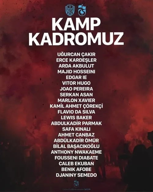 Trabzonspor'un Ankaragücü maçı kamp kadrosu belli oldu! - 1