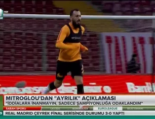 Mitroglou'dan ayrılık açıklaması