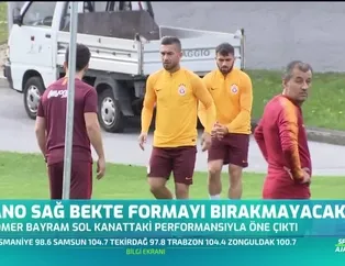 Galatasaray'da kampın yıldızı Babel
