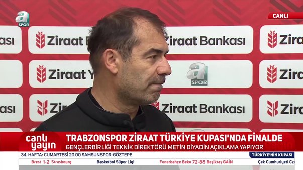 Metin Diyadin: 2-3 tane de A takımda oynayabilecek seviyede oyuncumuz var!