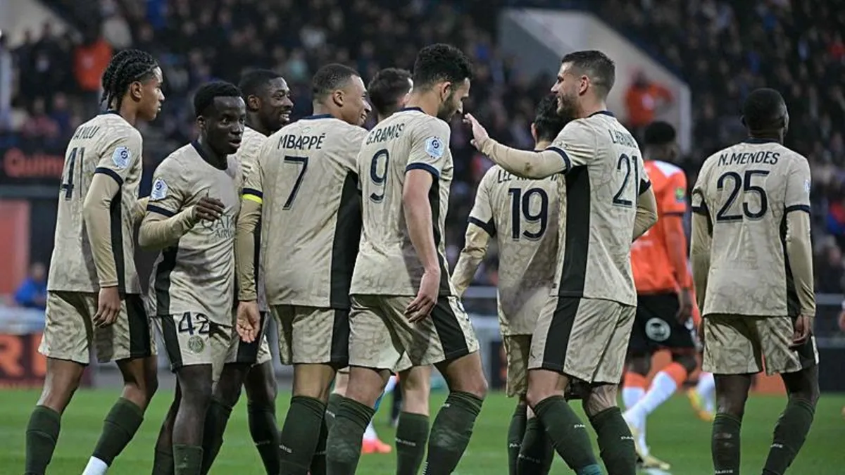 Lorient 1 - 4 PSG (MAÇ SONUCU - ÖZET)