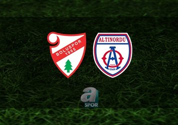 Boluspor - Altınordu maçı ne zaman?
