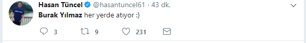 Burak Yılmaz mıktanıs gibi...