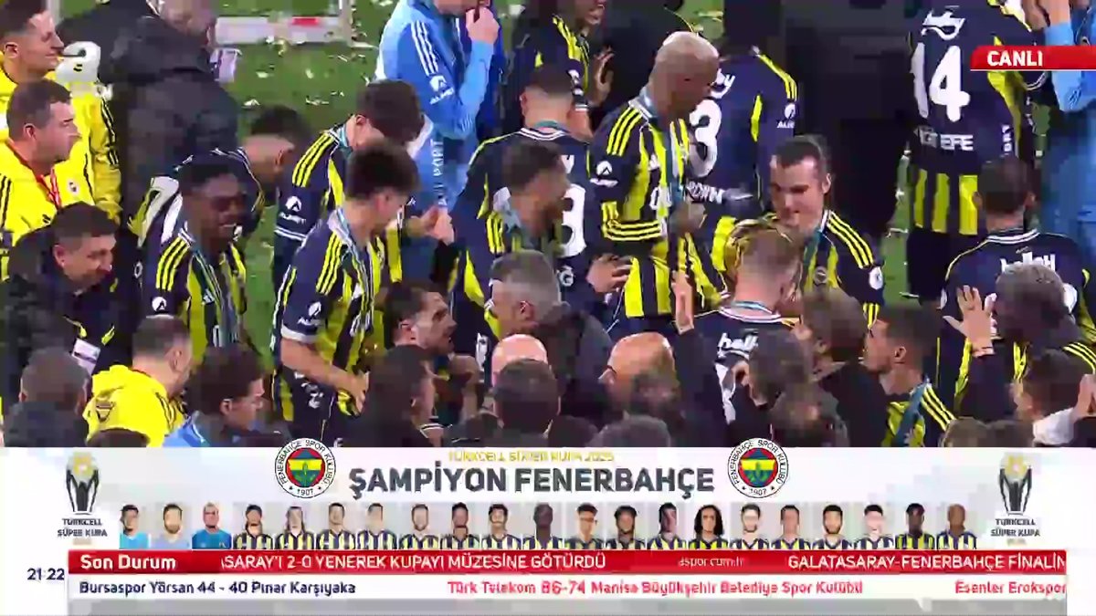 Süper Kupa şampiyonu Fenerbahçe kupasına kavuştu! - Aspor